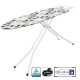 Дошка для прасування Casa Si Superstandard Basic 120x38 White/Black Leaves (CS95150E166)