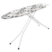 Дошка для прасування Casa Si Superstandard Basic 120x38 White/Black Leaves (CS95150E166)