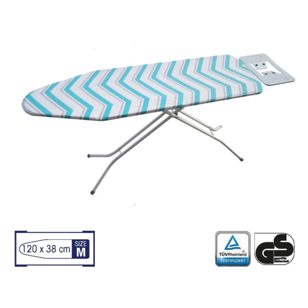 Дошка для прасування Casa Si Superstandard Basic 120x38 White/Green Zigzags (CS95150E166)