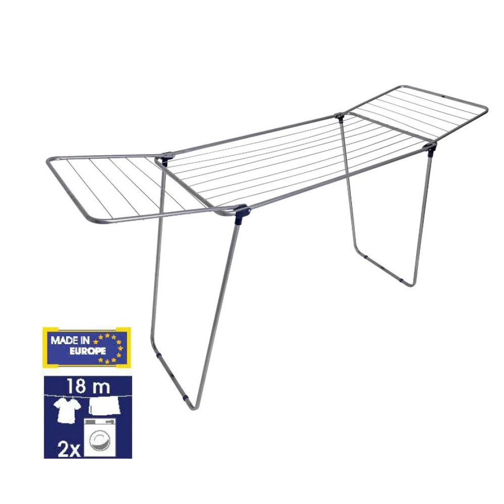 Сушарка для білизни підлогова Casa Si Merkur Pure 18m Silver (CS92235S04C) (DAS302407)
