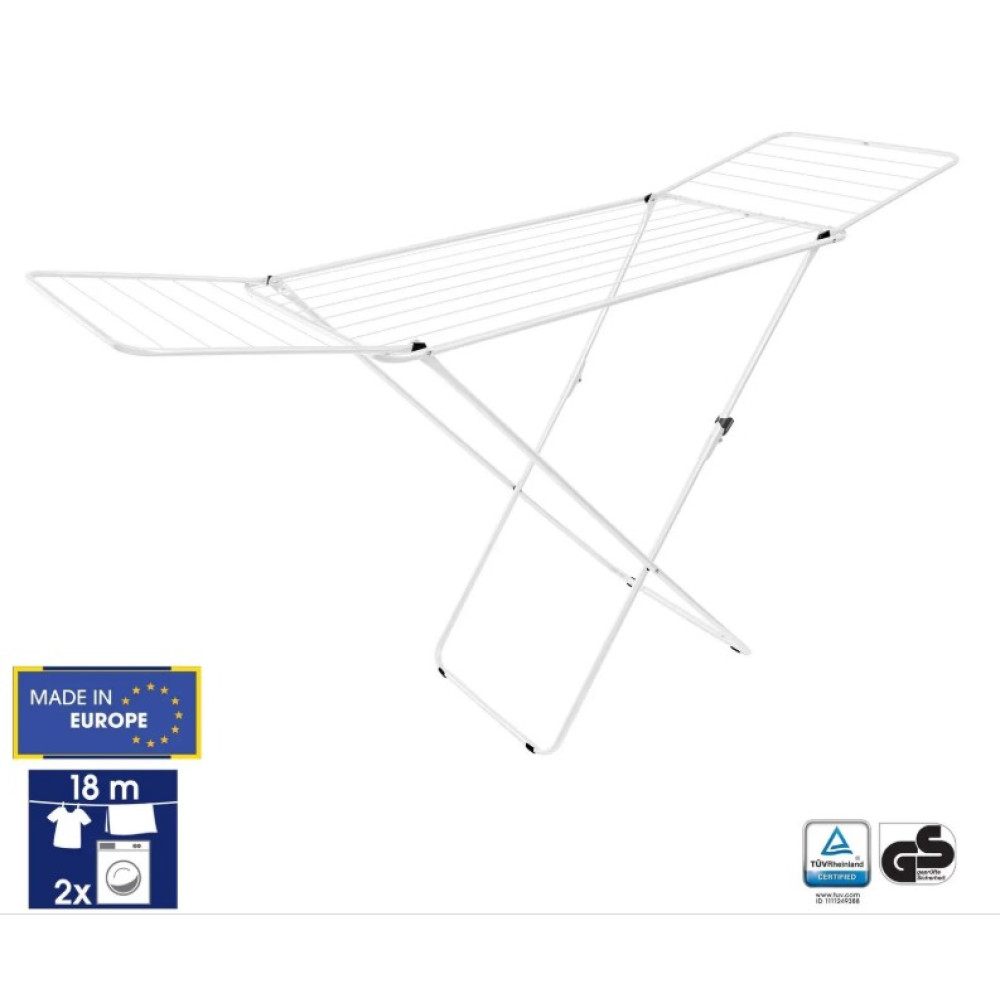 Сушилка для белья напольная Casa Si Kolibri 18m White (CS42191C06D)