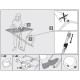 Сушилка для белья напольная Casa Si Kolibri 18m White (CS42191C06D)