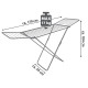 Сушилка для белья напольная Casa Si Kolibri 18m Black (CS42191C06E)