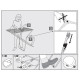 Сушилка для белья напольная Casa Si Kolibri 18m Black (CS42191C06E)