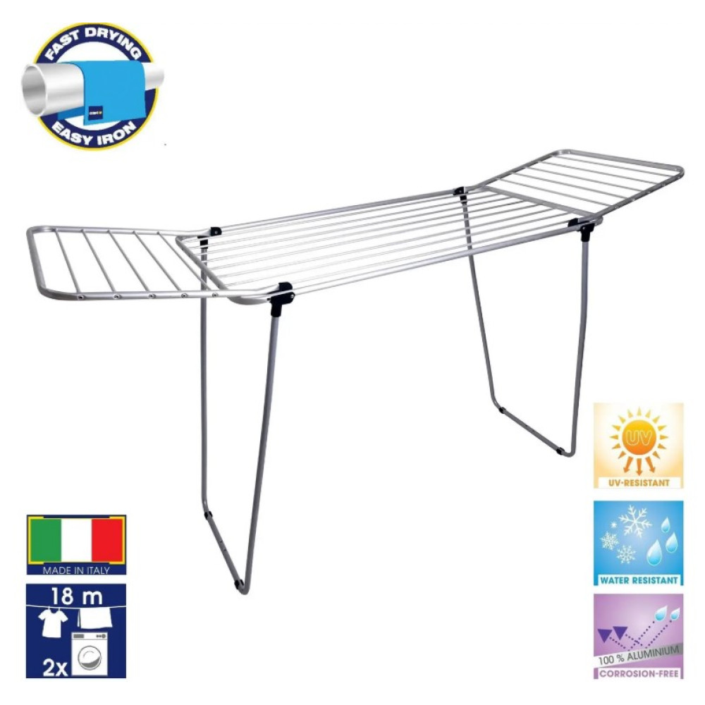 Сушилка для белья напольная Casa Si Pluto 18m Silver (CS92748Q05)
