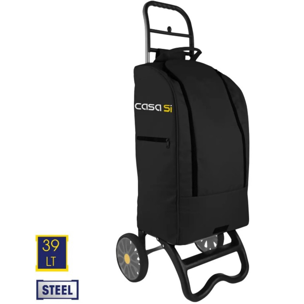 Сумка-тележка Casa Si Partner Black (CS93076Y06S)