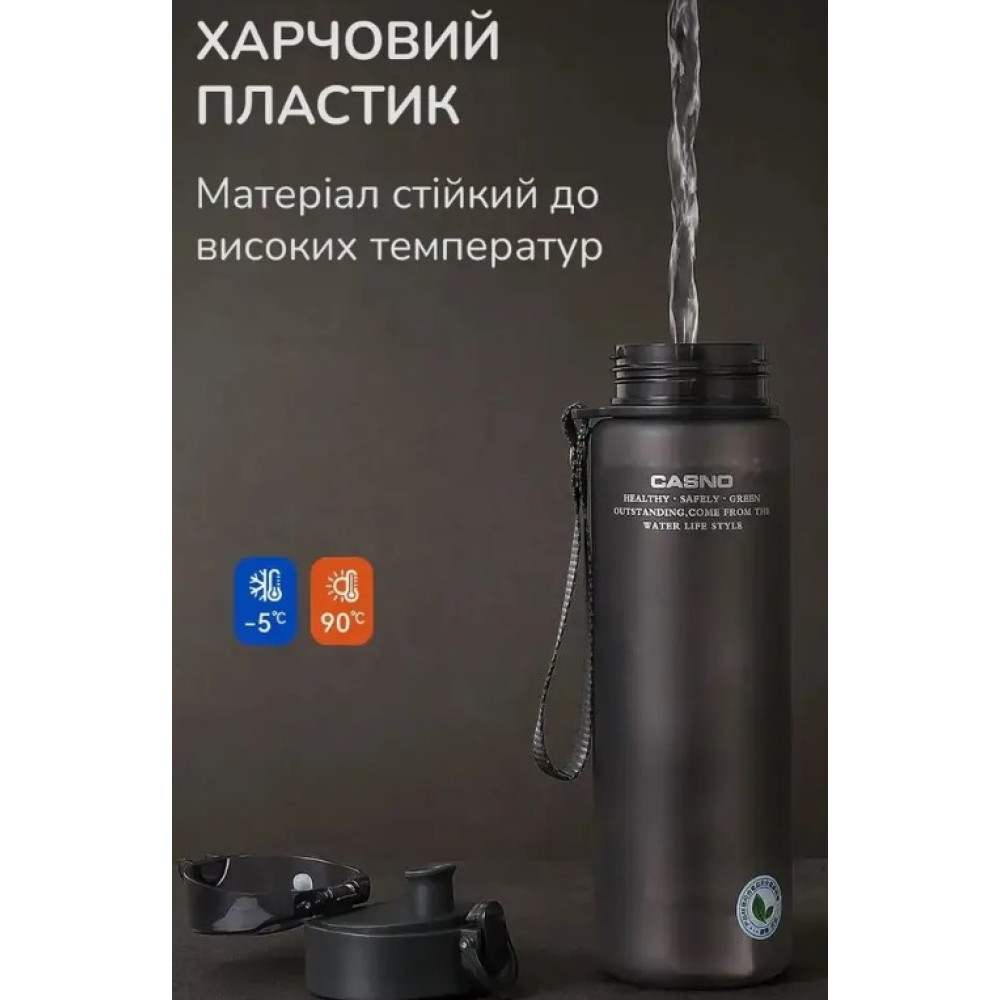 Бутылка для воды Casno 1000 мл KXN-1111 Голубая (KXN-1111_Blue)