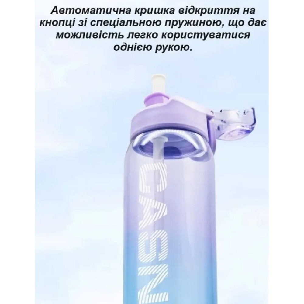 Бутылка для воды Casno 800 мл KXN-1257 Белая (KXN-1257_White)