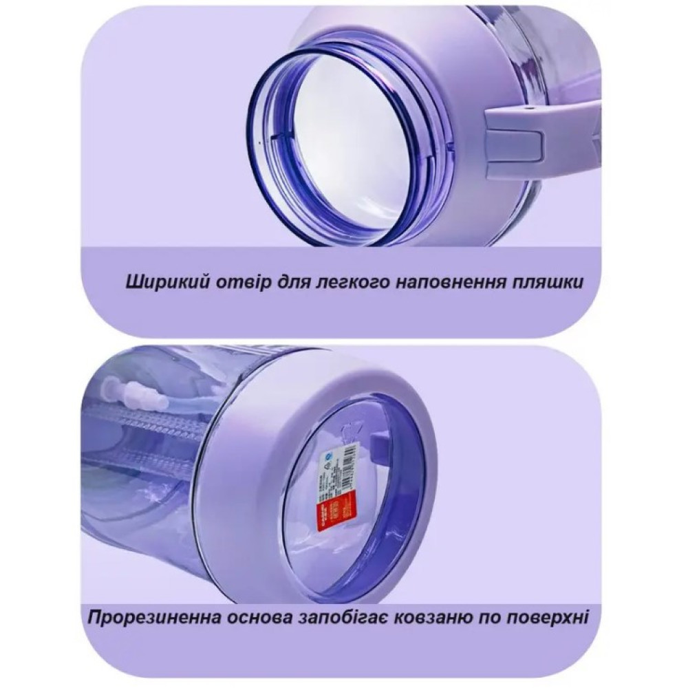 Бутылка для воды Casno 1900 мл KXN-1269 Черная (KXN-1269_Black)