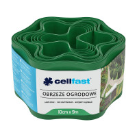 Газонный бордюр Cellfast 10 см x 9 м зеленый 30-001H