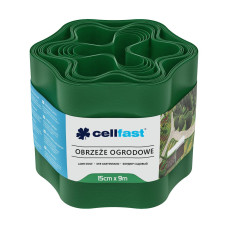Газонный бордюр Cellfast 15 см x 9 м зеленый 30-002H