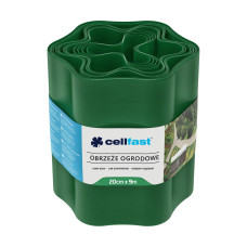 Газонный бордюр Cellfast 20 см x 9 м зеленый 30-003H