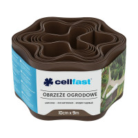 Бордюр газонний Cellfast 10 см x 9 м коричневий 30-011H