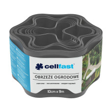 Газонный бордюр Cellfast 10 см x 9 м черный 30-051