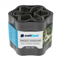Газонний бордюр Cellfast 15 см x 9 м чорний 30-052