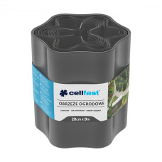 Газонный бордюр Cellfast 20 см x 9 м черный 30-053