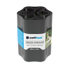 Газонный бордюр Cellfast 25 см x 9 м черный 30-054