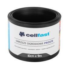 Газонный бордюр Cellfast 10 см x 9 м черный 30-231H