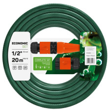 Набор для полива Cellfast ECONOMIC 1/2” 20 м + комплект соединителей 10-100