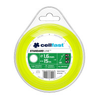 Волосінь для тримера Cellfast "квадрат" 1,3мм х 15м 35-010