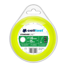 Леска для триммера Cellfast "квадрат" 1,3мм х 15м 35-010