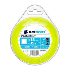 Леска для триммера Cellfast "квадрат" 1,6мм х 15м 35-011