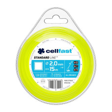 Леска для триммера Cellfast "квадрат" 2,0мм х 15м 35-012