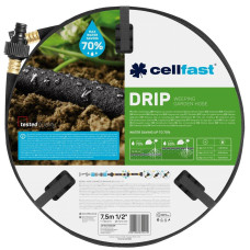 Шланг для краплинного поливу Cellfast DRIP 1/2" 7,5 м 19-001