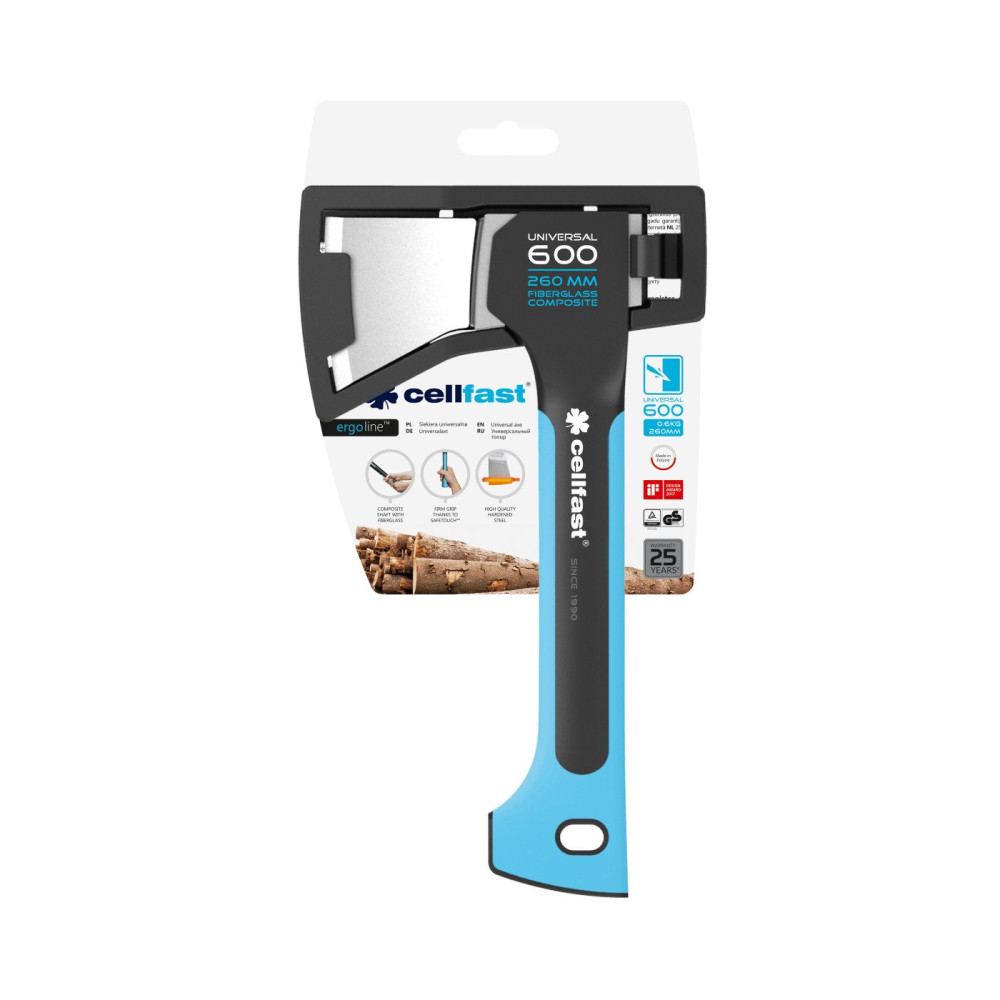 Сокира-колун Cellfast U600 ERGO 600 гр 41-001