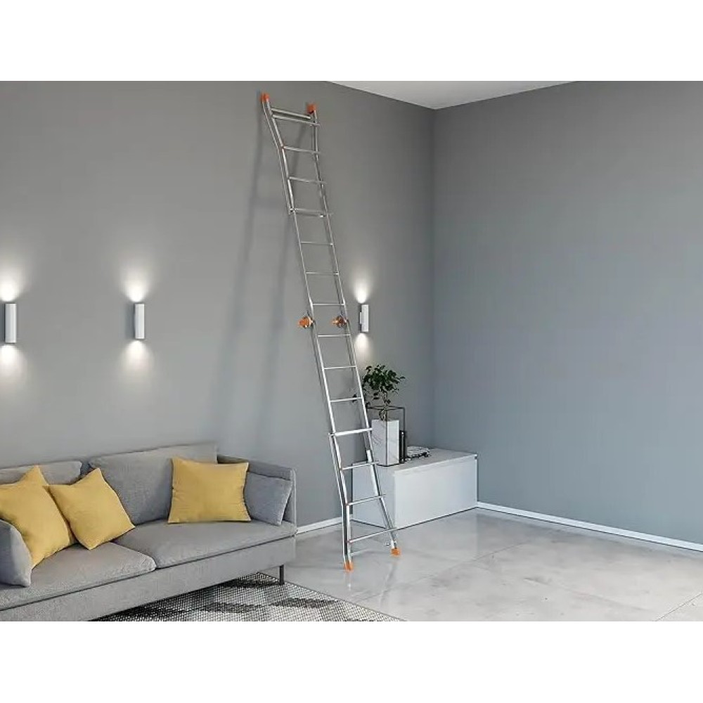 Драбина телескопічна Colombo Pratic 4+4 Steel (PRATIC4+4ACC)