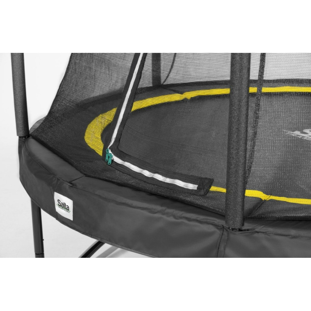 Батут із внутрішньою сіткою Comfort Salta Edition 8 футів 251 см чорний (8719425450742)
