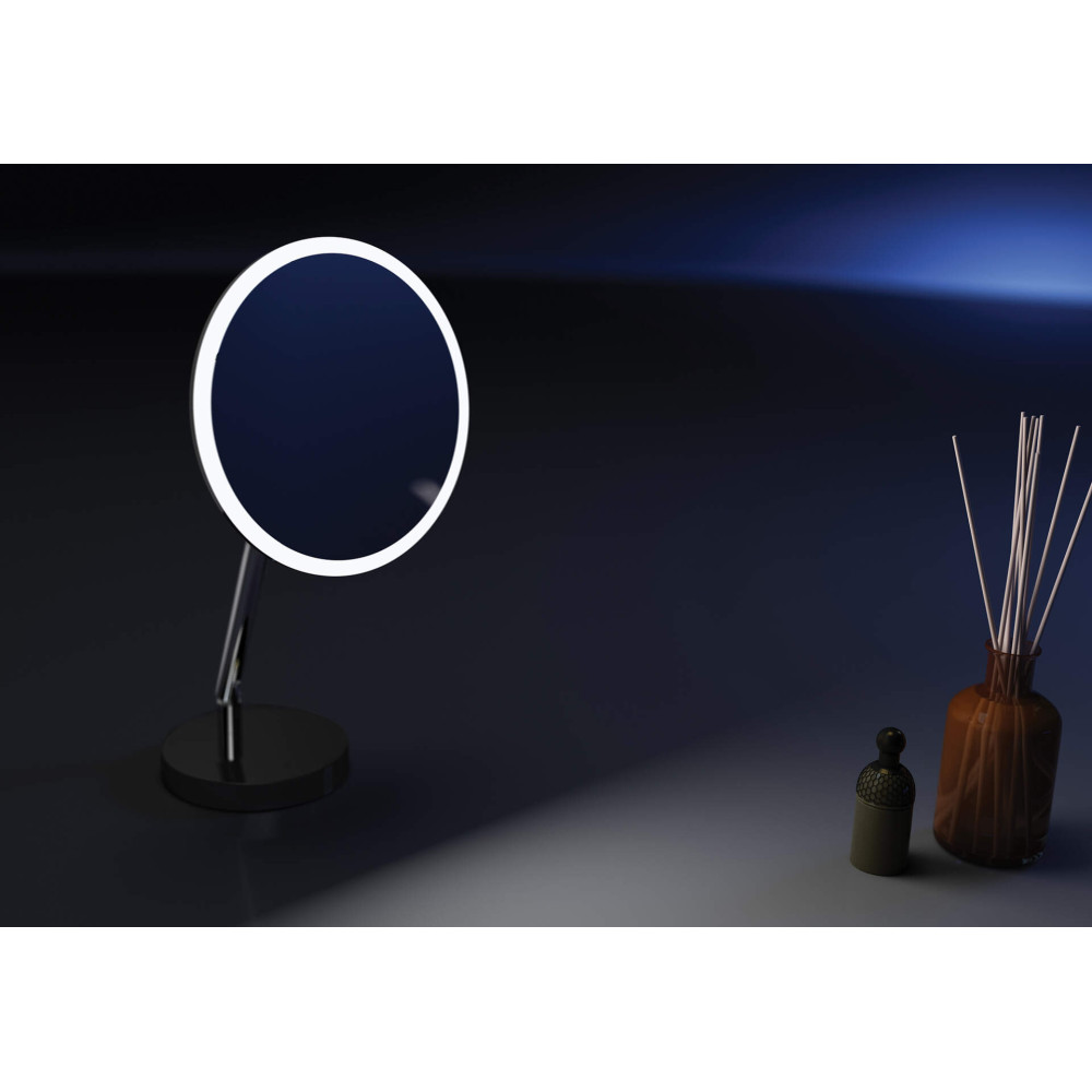 Дзеркало косметичне DEANTE Silia окремо стоїть з LED-підсвічуванням хром ADI_0812