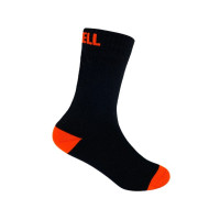 Носки водонепроницаемые детские Dexshell Ultra Thin Children Sock M черный/оранжевый