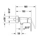 Змішувач для душу Duravit B.1 B14230000010