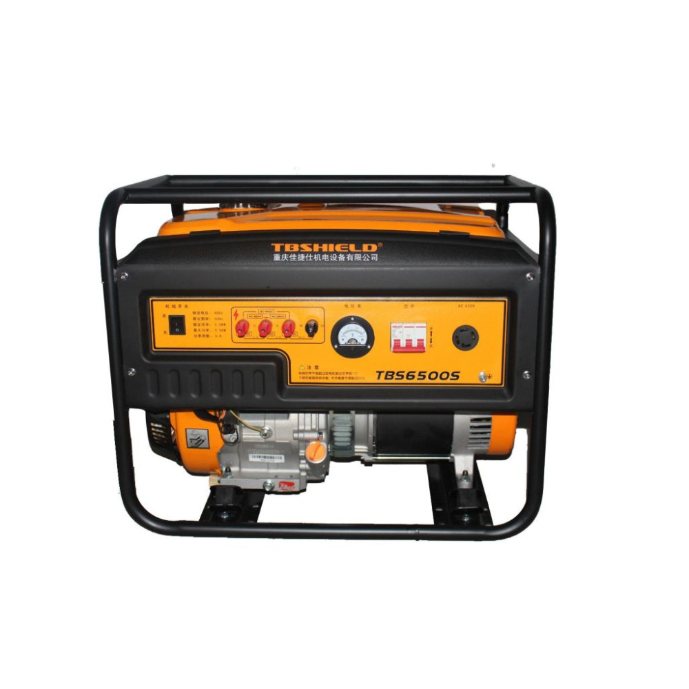Бензиновый генератор EF Power 5,0/5,5 кВт, одно/трёхфазный, ручной запуск + газовая плитка Orcamp CK-505 + электрический обогреватель Gardyer HE2000 и лейка (KTBS6500S(K))