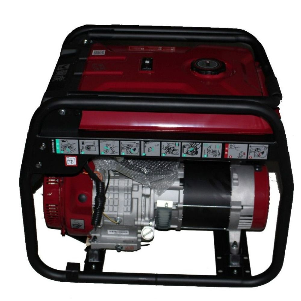 Бензиновий генератор EF Power 5,05,5 кВт, однофазний, ручний запуск (YH6500-IV)