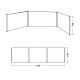 Тент пляжний Easy Camp Windscreen Granite Grey (120330) 928887