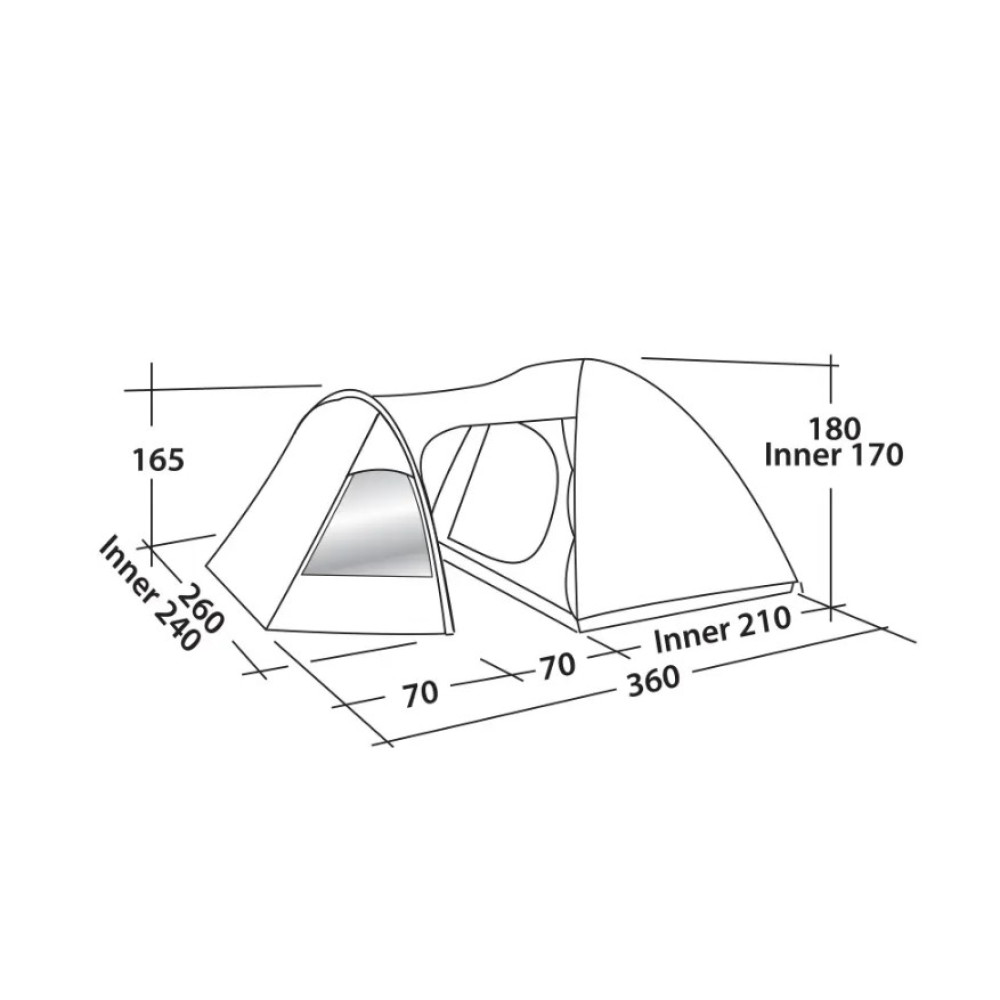 Намет Easy Camp Blazar 400 Rustic Green (120385)