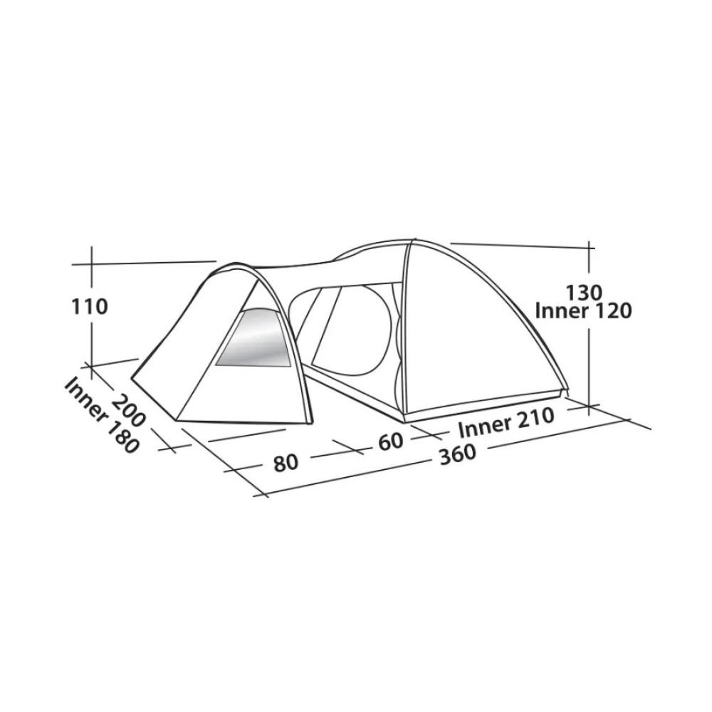 Намет Easy Camp Eclipse 300 Rustic Green (120386)