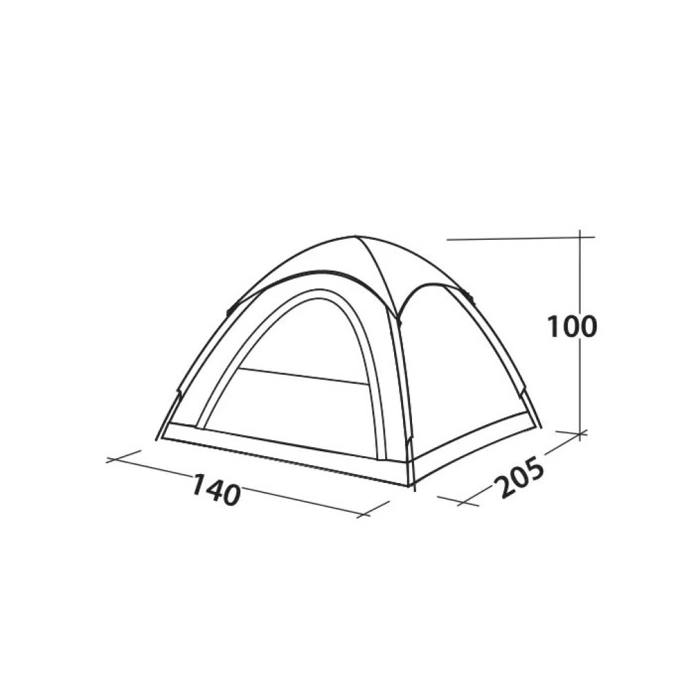 Намет двомісний Easy Camp Comet 200 Rustic Green (120404) 929564