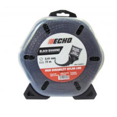 Струна косильная ECHO Black Diamond 2,4 мм 77 м спиральная 81788