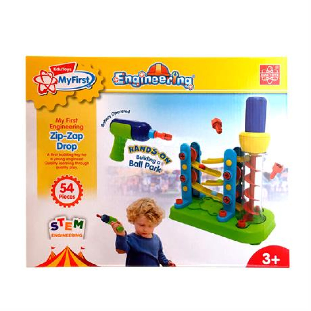 Конструктор Edu-Toys Гірка-зигзаг із інструментами