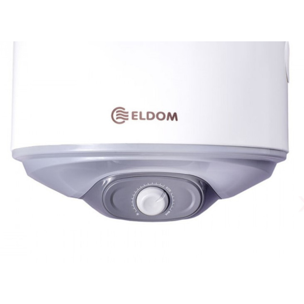 Водонагрівач Eldom EUREKA 50 л, 1,6 кВт, "сухий" ТЕН, вертикальний, SLIM, білий (WV05039D)