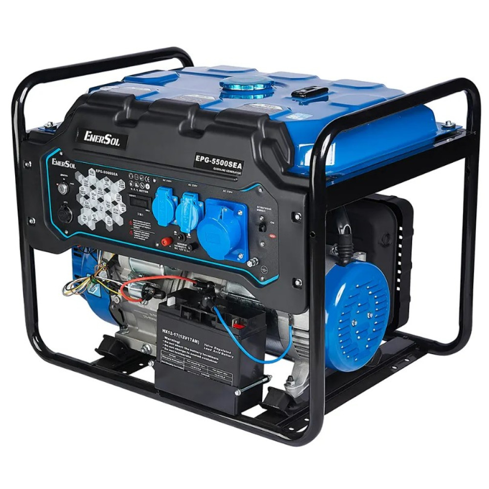 Генератор бензиновий EnerSol 5/5.5 кВт EPG-5500SEA