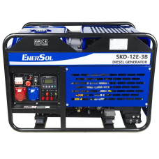 Генератор дизельный EnerSol 10/11 кВт SKD-12E-3B