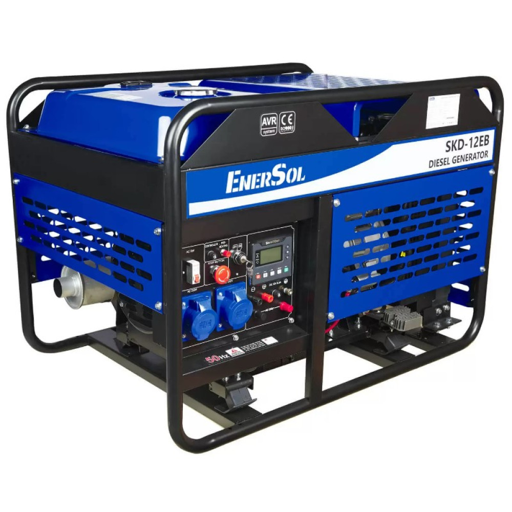 Генератор дизельний EnerSol 10/11 кВт SKD-12EB