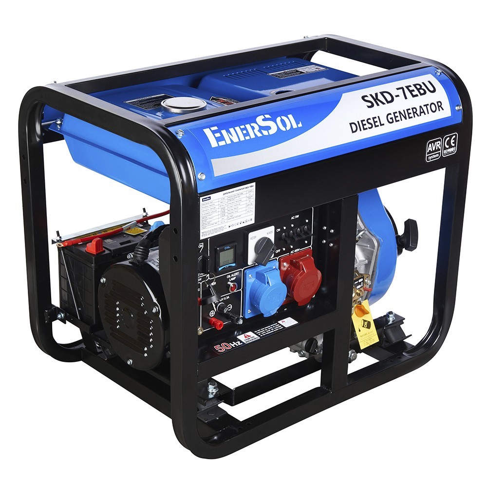 Генератор дизельный EnerSol Kit Energy 6.5 кВт SKD-7EBU
