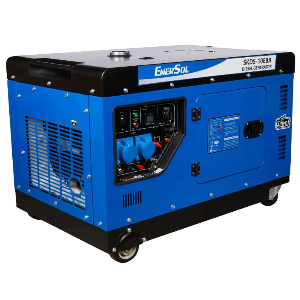 Генератор дизельный EnerSol 9/10 кВт SKDS-10EBA