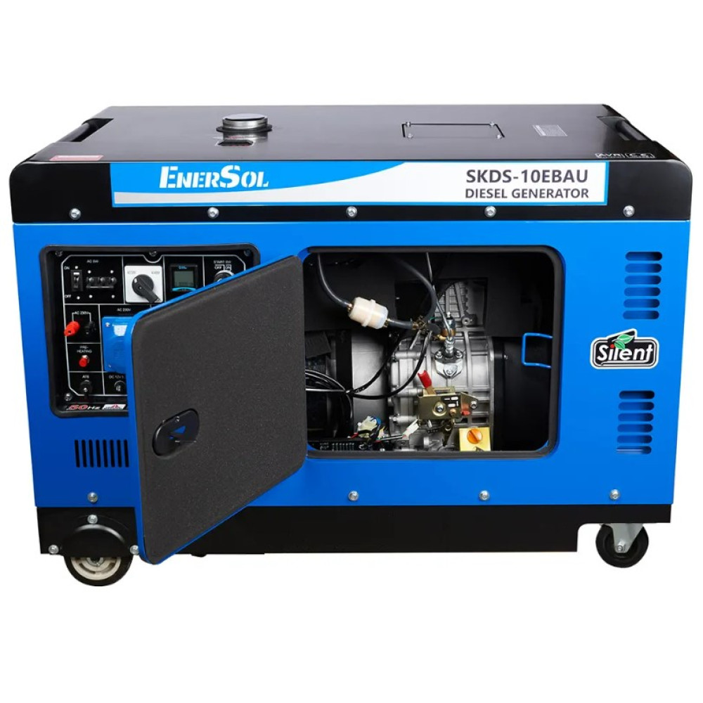 Генератор дизельный EnerSol 9/10 кВт SKDS-10EBAU