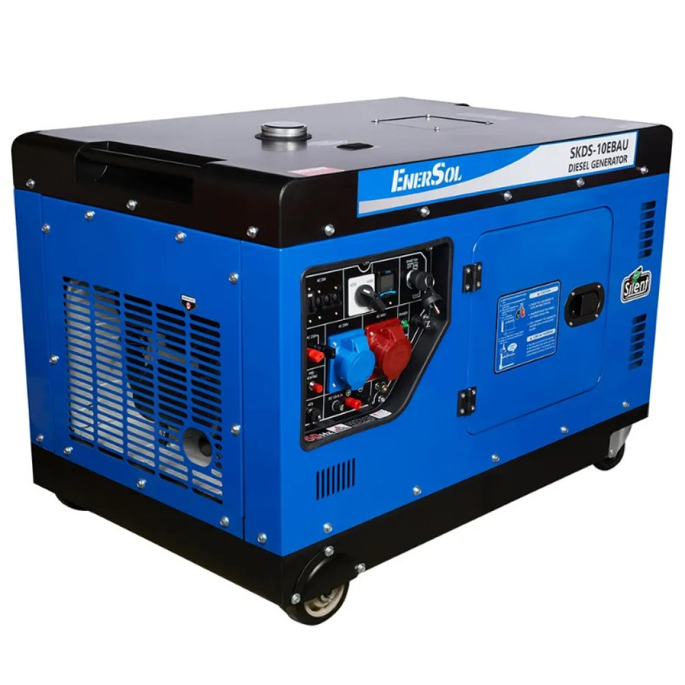 Генератор дизельный EnerSol 9/10 кВт SKDS-10EBAU